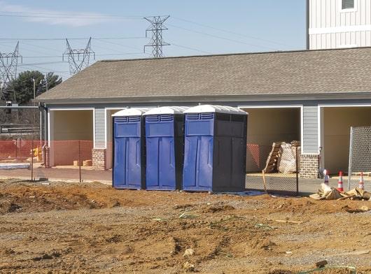 the number of construction porta potties needed for a construction site depends on the size and duration of the project, as well as the number of staff members on site